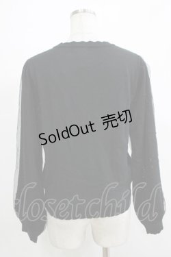 画像3: axes femme / ローズガーデンニットカーディガン M ブラック H-25-11-29-052-AX-TO-NS-ZH