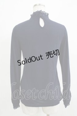 画像3: axes femme / ヨークレースハイネックプルオーバー M ネイビー H-25-11-29-053-AX-TO-NS-ZH