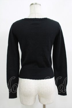 画像3: Angelic Pretty / ロイヤルクラウン刺繍カーディガン Free ブラック H-25-11-29-055-AP-TO-NS-ZH