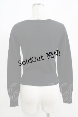 画像3: Angelic Pretty / ロイヤルクラウン刺繍カーディガン Free ブラック H-25-11-29-055-AP-TO-NS-ZH