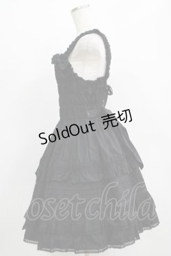 画像2: BABY,THE STARS SHINE BRIGHT / シャーリングジャンパースカート Free ブラック H-25-11-29-005-BA-OP-NS-ZH