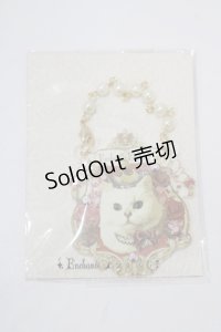 Enchantlic Enchantilly / バッグチャーム(クイーンキャットの肖像)  クリア H-25-11-29-059-LO-ZA-NS-ZH