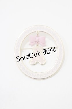 画像1: m petit by misako / TT*AMクマブローチ  ゴールド H-25-11-29-065-LO-AC-NS-ZH