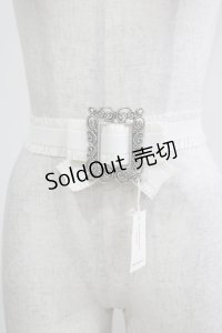 sha＊lan＊ra / リボンゴムベルト  アイボリー H-25-11-29-066-GO-ZA-NS-ZH