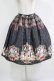 画像1: Enchantlic Enchantilly / Queen Bunnyスカート Free ブラック H-25-11-29-006-LO-SK-NS-ZH (1)
