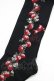 画像2: BABY,THE STARS SHINE BRIGHT / Juicy BABY Love Love Berries柄オーバーニーソックス  ブラック H-25-11-29-069-BA-ZA-NS-ZH (2)