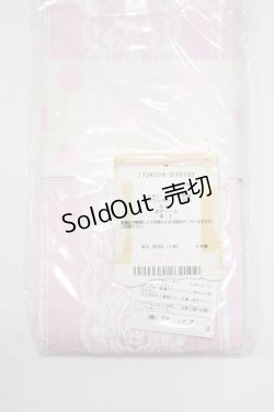 画像2: Angelic Pretty / Romantic Catタイツ  ピンク H-25-11-29-070-AP-ZA-NS-ZH