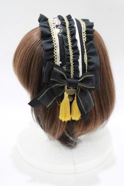 画像2: metamorphose / うたかたの華かぐらヘッドドレスカチューシャ  ブラック H-25-11-29-076-ME-AC-NS-ZH