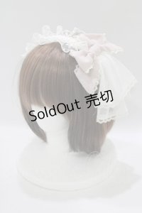 Angelic Pretty / Milky Sugarカチューシャ  シロ/ピンク H-25-11-29-079-AP-AC-NS-ZH