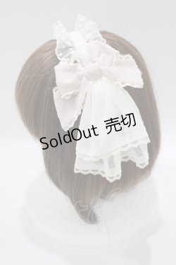 画像2: Angelic Pretty / Milky Sugarカチューシャ  シロ/ピンク H-25-11-29-079-AP-AC-NS-ZH