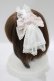 画像2: Angelic Pretty / Milky Sugarカチューシャ  シロ/ピンク H-25-11-29-079-AP-AC-NS-ZH (2)