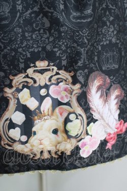 画像4: Enchantlic Enchantilly / Queen Bunnyスカート Free ブラック H-25-11-29-006-LO-SK-NS-ZH