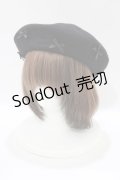 m petit by misako / サンリオキャラクターズコラボ クロミ ベレー  ブラック H-25-11-29-083-LO-AC-NS-ZH