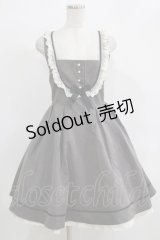 Amavel / ヨーク切替ジャンパースカート Free グレー H-25-11-29-007-CA-SK-NS-ZH