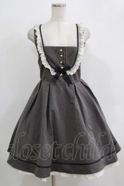 画像1: Amavel / ヨーク切替ジャンパースカート Free グレー H-25-11-29-007-CA-SK-NS-ZH