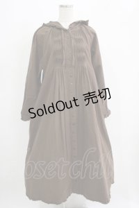 PINK HOUSE / セミスエード両面起毛フードワンピース Free ブラウン H-25-11-29-008-LO-OP-NS-ZH