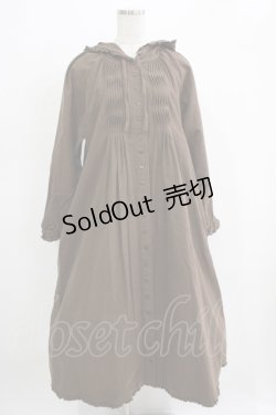 画像1: PINK HOUSE / セミスエード両面起毛フードワンピース Free ブラウン H-25-11-29-008-LO-OP-NS-ZH