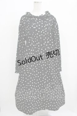 画像1: PINK HOUSE / ドットワンピース Free ブラック H-25-11-29-009-LO-OP-NS-ZH