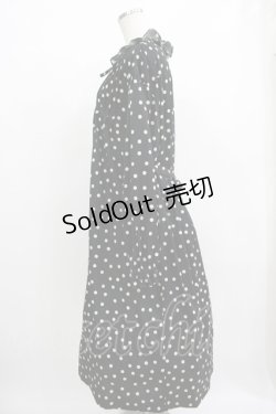 画像2: PINK HOUSE / ドットワンピース Free ブラック H-25-11-29-009-LO-OP-NS-ZH