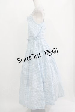 画像2: PINK HOUSE / レース使いキャミソールワンピース Free サックス H-25-11-29-010-LO-OP-NS-ZH