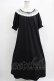 画像1: m petit by misako / レース襟カットワンピース LL ブラック H-25-11-29-013-LO-OP-NS-ZH (1)