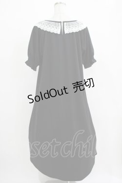 画像3: m petit by misako / レース襟カットワンピース LL ブラック H-25-11-29-013-LO-OP-NS-ZH