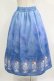 画像3: axes femme / クリームソーダ柄スカート Free ブルー H-25-11-29-015-AX-SK-NS-ZH (3)