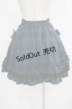 画像3: Secret Honey / タータンチェックフリルスカート Free グリーン H-25-11-29-018-CA-SK-NS-ZH