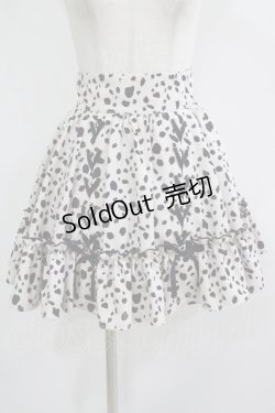 画像1: Rojita / ダルメ柄ボリュームスカート Free ベージュ H-25-11-29-019-LO-SK-NS-ZH