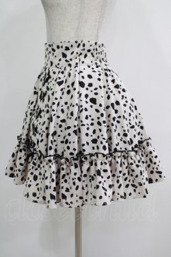 画像2: Rojita / ダルメ柄ボリュームスカート Free ベージュ H-25-11-29-019-LO-SK-NS-ZH