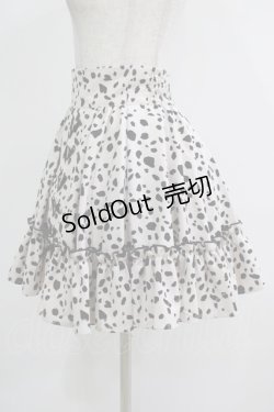 画像2: Rojita / ダルメ柄ボリュームスカート Free ベージュ H-25-11-29-019-LO-SK-NS-ZH
