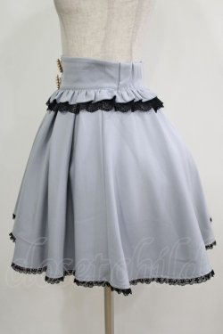 画像2: Rojita / ビジュ釦付きサイドフレアスカート Free サックス H-25-11-29-020-LO-SK-NS-ZH