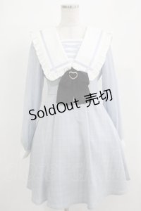 Rojita / レースアップセーラーワンピース Free サックス H-25-11-29-023-LO-OP-NS-ZH