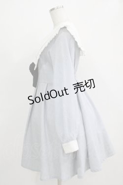 画像2: Rojita / レースアップセーラーワンピース Free サックス H-25-11-29-023-LO-OP-NS-ZH