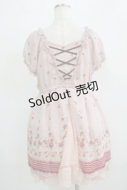 画像3: axes femme / 小花柄チュニック M ピンク H-25-11-29-025-AX-OP-NS-ZH