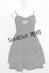 Jamie エーエヌケー / キャミワンピース M ブラック H-25-11-29-026-LO-OP-NS-ZH
