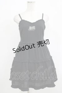 Jamie エーエヌケー / キャミワンピース M ブラック H-25-11-29-026-LO-OP-NS-ZH
