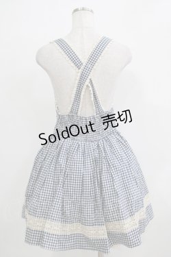 画像3: LIZ LISA / ギンガムチェックジャンパースカート Free ブルー H-25-11-29-027-LO-OP-NS-ZH