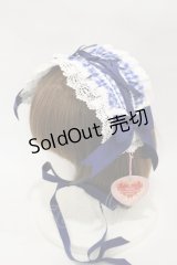 BABY,THE STARS SHINE BRIGHT / Milky Gingham Dollヘッドドレス  ブルー H-25-12-01-001-BA-AC-NS-ZH
