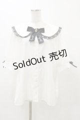 Lovely Tency / 眞白ありすコラボ/TT*リボンアクセツキBL 3L オフ H-25-12-01-050-LO-TS-NS-ZH