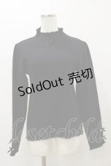 m petit by misako / TT*AOKメロウハイネック LL ブラック H-25-12-01-055-LO-TO-NS-ZH