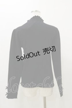 画像2: m petit by misako / TT*AOKメロウハイネック LL ブラック H-25-12-01-055-LO-TO-NS-ZH