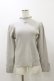 画像1: m petit by misako / TT*AOKメロウハイネック LL グレー H-25-12-01-056-LO-TO-NS-ZH (1)