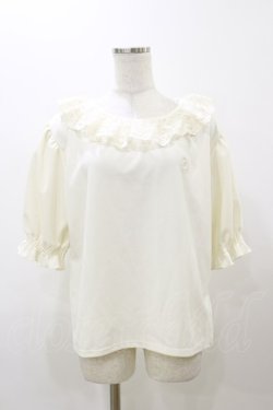 画像1: m petit by misako / TT*AOKエリレースPO L アイボリー H-25-12-01-057-LO-TO-NS-ZH