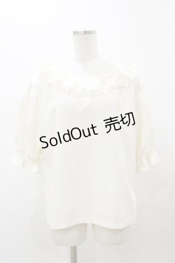 画像1: m petit by misako / TT*AOKエリレースPO L アイボリー H-25-12-01-057-LO-TO-NS-ZH