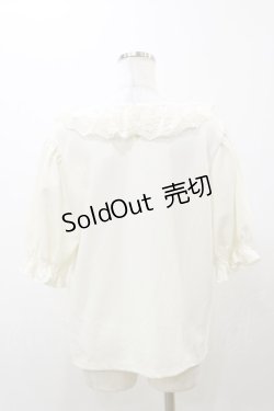 画像2: m petit by misako / TT*AOKエリレースPO L アイボリー H-25-12-01-057-LO-TO-NS-ZH