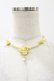 画像2: Innocent World / 薔薇とパールのネックレス  イエロー H-25-12-01-006-IW-AC-NS-ZH (2)