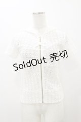 LIZ LISA / リボンパーカー Free ホワイト H-25-12-01-059-LO-TO-NS-ZH