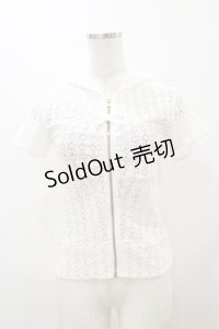 LIZ LISA / リボンパーカー Free ホワイト H-25-12-01-059-LO-TO-NS-ZH