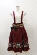 Amavel / 大鳥居の御稲荷和風サス付きスカート Free ボルドー H-25-12-01-062-CA-OP-NS-ZH